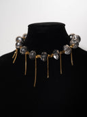 choker maria -serie shining cristalli elastico
