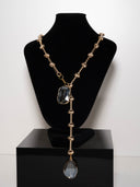 collana mirabelle-serie splendens catena asimmetrica ciondoli cristallo