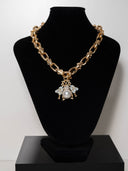 collana apis -serie apis oro catena ceramica ciondolo ape perla