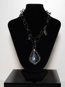 collana audax -serie splendens goccia cristallo brillantini neri