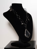 collana audax -serie splendens goccia cristallo brillantini neri