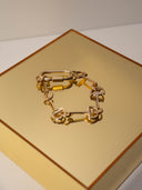 bracciale staffa –  ottone placcato oro