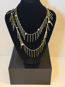 collana acus piccole barrette intervallate da perline