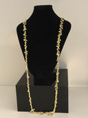 collana foglioline e perline