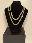 collana foglioline e perline