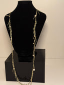 collana acus piccole barrette intervallate da perline