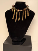 choker maria con perle cangianti