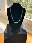 collana serie perle varie tonalità da abbinare oro e argento
