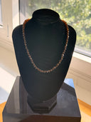 collana serie perle varie tonalità da abbinare oro e argento