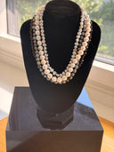 collana serie perle varie tonalità da abbinare oro e argento